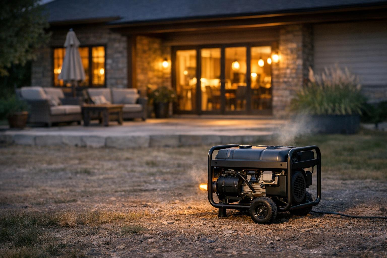 Where the fuel-powered generator is the right tool AI-generated editorial illustration.